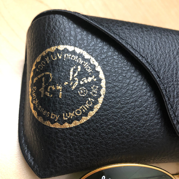 SOLD Ray-Ban Round Metal Gold Green G-15 RB3447 - Picture 5 of 5